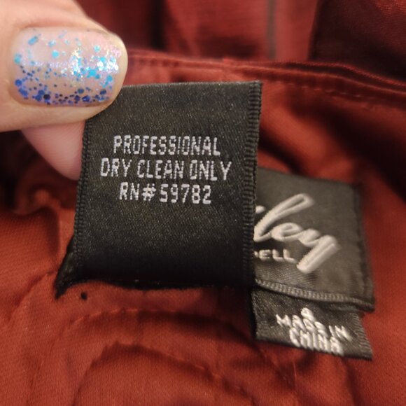 Hailey By Adriana Papell Red Rose Cocktail Dress - Picture 15 of 15